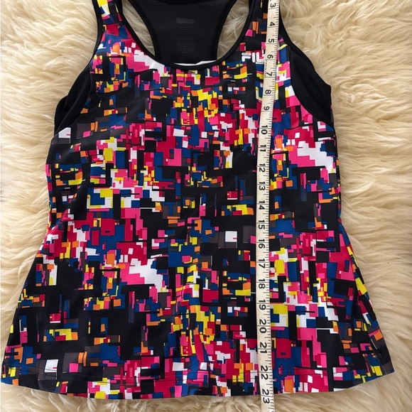 FILA Athletic Workout Colorful Graphic Tank Top - Picture 4 of 6